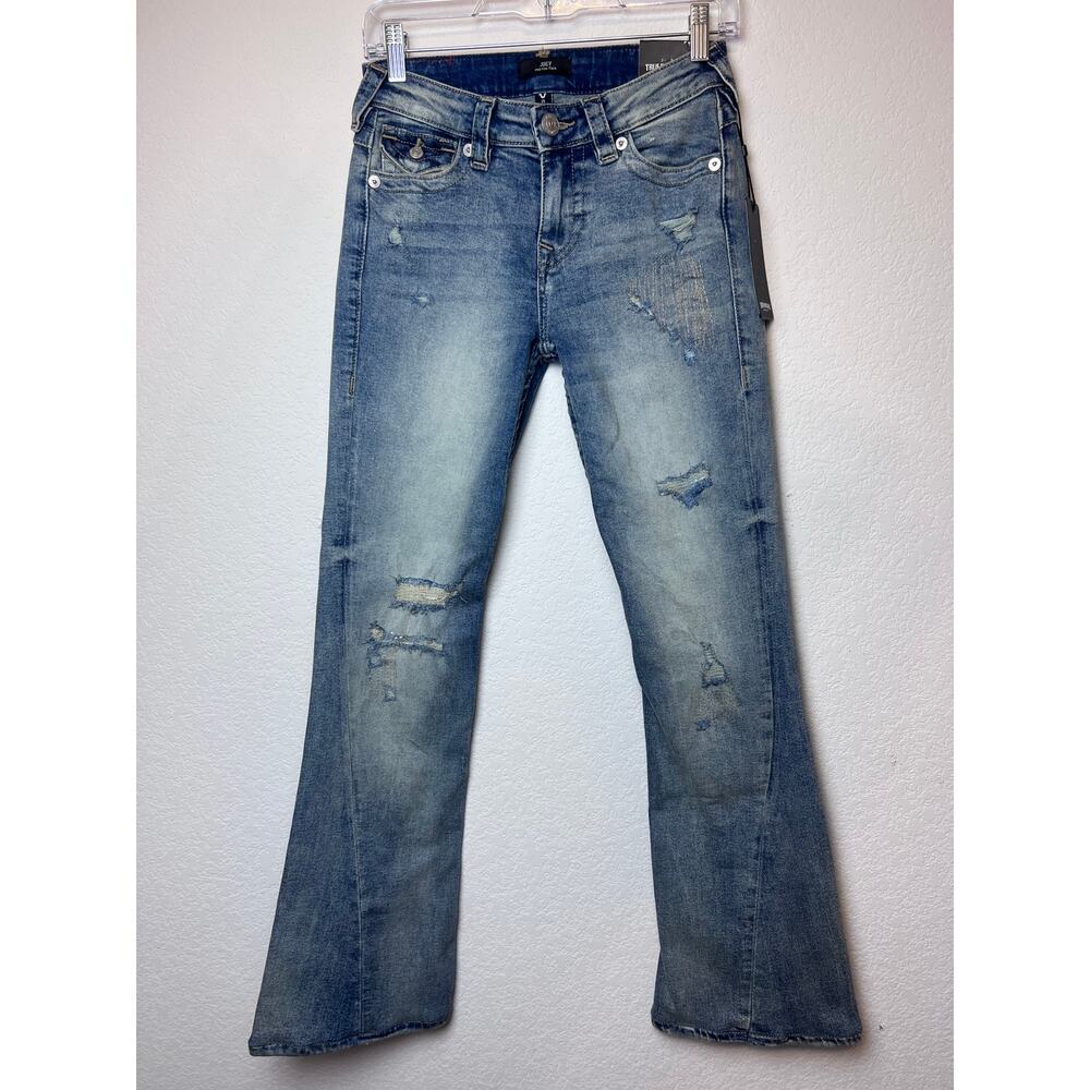 NWT True Religion Joey Mid-Rise Flare Jeans - Size 25